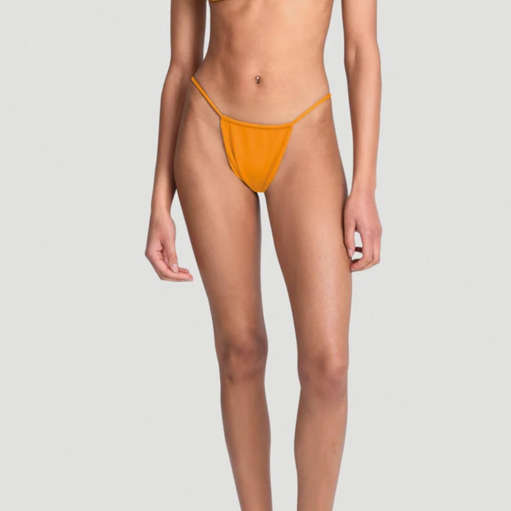 AEXAE Gathered Bikini Bottom